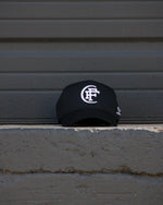 Load image into Gallery viewer, Black/White Fear Or Faith Logo Cap
