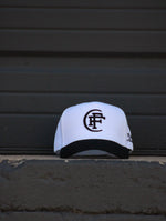 Load image into Gallery viewer, White/Black Fear Or Faith Logo Cap
